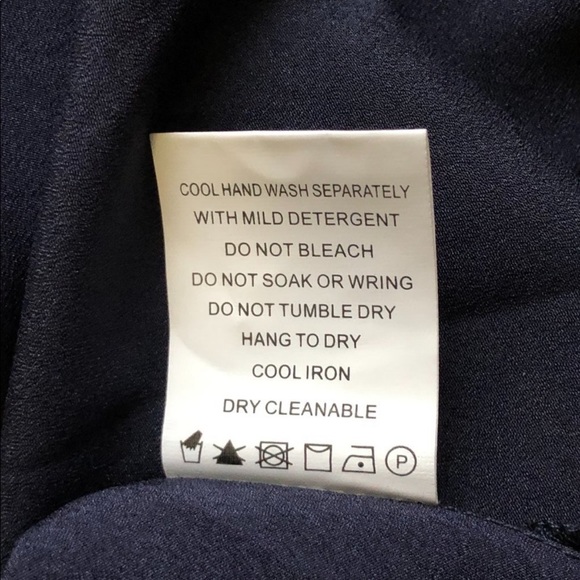 Liza Luxe Blue White polka dot Drape Back MODCLOTH Dress size XXS XX-Small - Picture 6 of 10